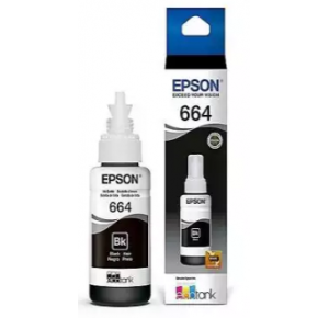 Refil de Tinta Original Impressora Epson black L380 Ecotank 664 70ml